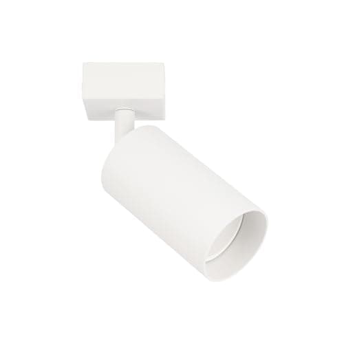 Image of EDO Spotlight Ceiling Light Rotatable GU10 MALGA White 1 Way Light, GU10 Bulb Base, White Spot Light Bar Indoor, Adjustable Light Ceiling Spot Lamp for Kitchen Bedroom Hallway, Bulb Not Included