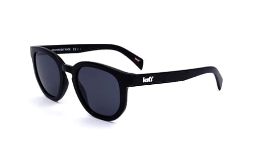 Image of Levi'S Lv 1022/s 807/IR BLACK Sunglasses Unisex Injected, Standard, 51