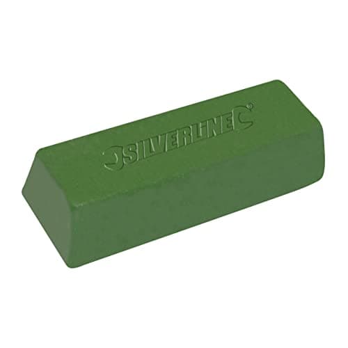 Image of Silverline Polishing Compound Green – 500g, High-Performance Abrasive Paste for Metal & Wood Finishing (107889)