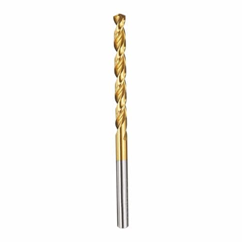 Image of Kozelo 1pcs Drill Bit - [4mm Diameter] M42 8% Cobalt HSS Cutting Tool for Machining Hard Metal Stainless Steel Woodworking Handicraft Use, 135° Cutting Angle TiN