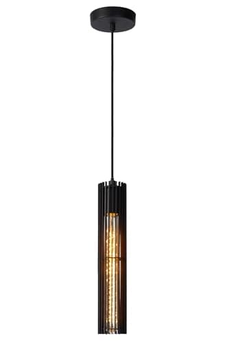 Image of LUCIDE Lionel - Pendant Light - Ø 6,5 cm - 1xE27 - Black