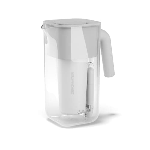 Image of Culligan with ZeroWater Technology 1.9-L Water Filter Jug – Includes 5-Stage Advanced Water Filter, IAPMO Certified to Reduce Lead, Total PFAS (Forever Chemicals), Mercury, Fluoride, and Chlorine