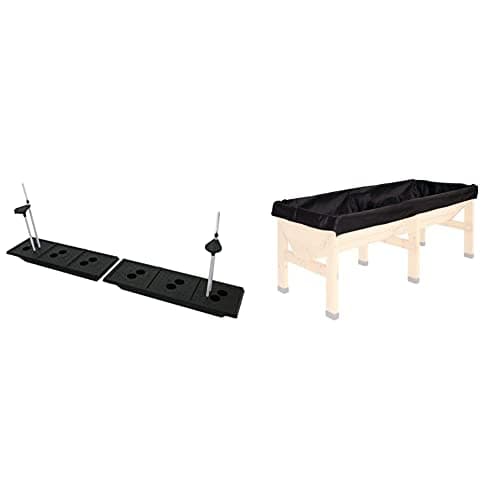 Image of VegTrug Classic Self Watering Kit Medium 1.8m, Black & RLMDVT 2239 Medium Replacement Liner - Black