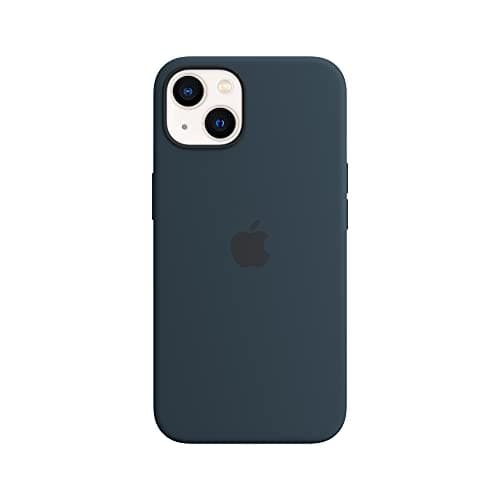 Image of Apple Silicone Case with MagSafe (for iPhone 13) - Abyss Blue