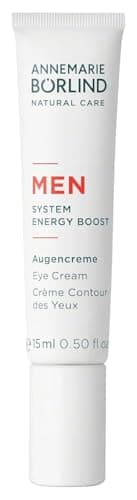 Image of ANNEMARIE BÖRLIND MEN SYSTEM ENERGY BOOST Eye Cream (15ml) - For All Skin Types, Cooling and Refreshing, with Innovative Energy Complex from Plant Taurine and Organic Caffeine, Vegan