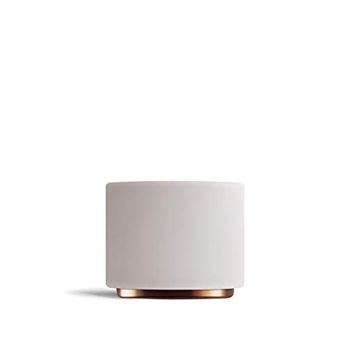 Image of Fellow Monty Milk Art Coffee Cups - Double Wall Ceramic Cappuccino Mug, Matte White with Copper Base, 6.5 oz Cup, 192 ml