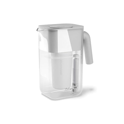 Image of Culligan with ZeroWater Technology 2.4-L Water Filter Jug – Includes 5-Stage Advanced Water Filter, IAPMO Certified to Reduce Lead, Total PFAS (Forever Chemicals), Mercury, Fluoride, and Chlorine