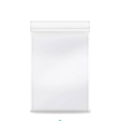 Image of 100 Grip Seal Freezer Bags *CHOOSE YOUR SIZE*| Strong Resealable and Reusable Clear Plastic Zip Lock Bags |Used for Food Storage Jewellery Medicine (8 x 11 Inch)