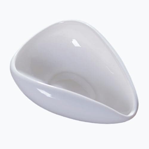 Image of Coffee Spoon Rest for Coffee Bar Accessories, Coffee Bean Shaped Small Spoon Rest for Coffee Station, Ceramic Tea Spoon Teaspoon Rest Tea Spoon Holder (White)