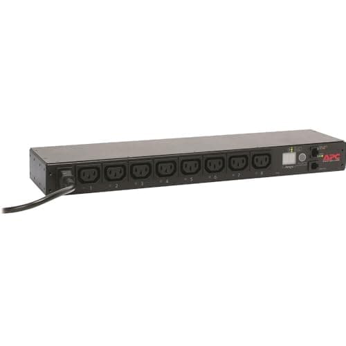 Image of APC Switched Rack Power Distribution Unit 1U 12A/208V 10A/230V (8) C13
