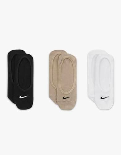 Image of NIKE No-show Socks Everyday lightweight Footie Socks Perfect for Trainers and Casual Shoes(3 Pairs)
