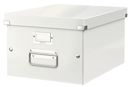 Image of Leitz A4 Storage Box, Click & Store Range, 60440001, White