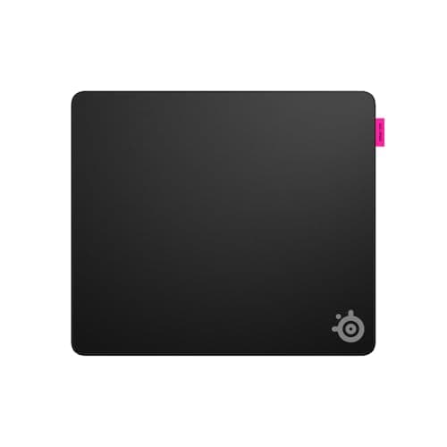 Image of SteelSeries QcK L Performance Speed Gaming Mousepad - Extra density for a smooth glide - Low-profile edge stitching - Non-slip neoprene rubber base - 490 x 420 mm size - FPS, MOBAs, RTS, MMO