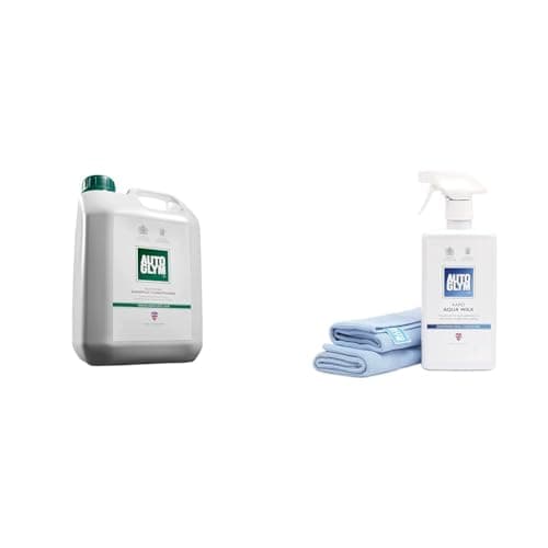 Image of Autoglym Bodywork Car Shampoo Conditioner, 2.5L - Low Foam Cleaning Shampoo For Shine & Protection & Rapid Aqua Wax, 500ml - Complete Car Wax Kit Made to Protect All Exterior Surfaces