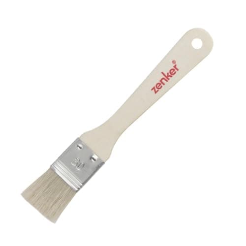 Image of Zenker 31341 Pastry Brush With Wooden Handle, Kitchen Food Brush, FSC Wood, 18.5 x 2.5 cm