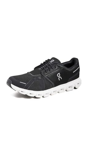 Image of On Running Cloud 6 Black White Women, UK 10