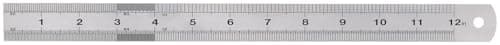 Image of Draper 22671 Expert Stainless Steel Rule, Blue, 300 mm