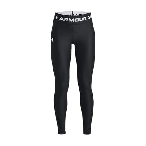 Image of Under Armour Girls Armour Legging, Comfortable and Robust Gym Leggings, Lightweight Thermal Underwear, Girls' Leggings with Compression Fit, YLG