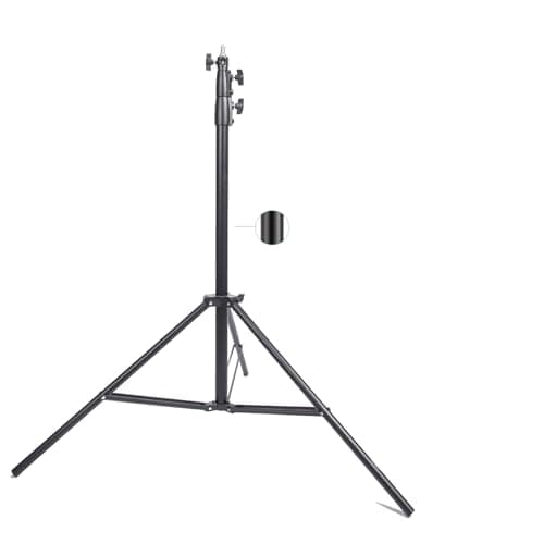 Image of 260cm Photography Heavy Duty Light Stand, Air Cushioned Tripod Stand with 1/4" to 3/8" Reversible Spigot, Aluminium Alloy, for Photo Studio Video Light Strobe Reflector Softbox Umbrella