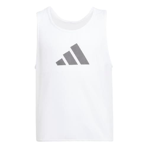 Image of adidas Unisex Kids Training BIB24 Youth, White, 15-16 Years