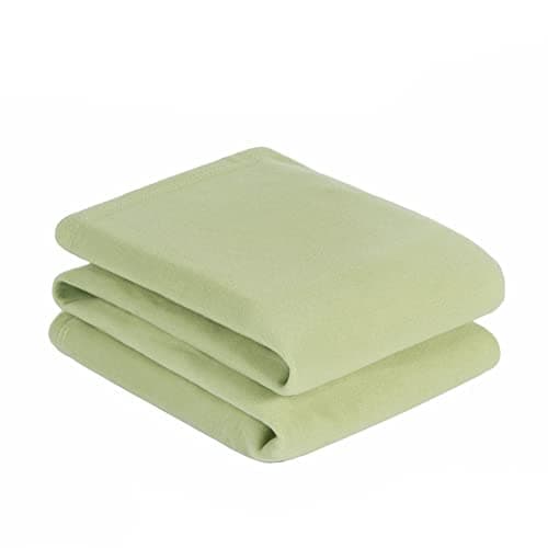 Image of Dreamscene Fleece Throw Blanket, Soft Warm Cosy Plain Sage Green Throw Over Sofa Garden Blanket Lightweight Fluffy Outdoor Blankets Single Polar Fleece Throw, 120 x 150cm