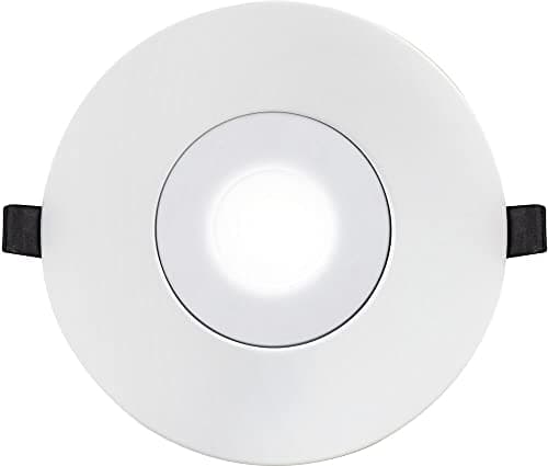 Image of Luceco Flat Profile Bezel for FType Downlights, 95mm – 165 mm Diameter, Matt White