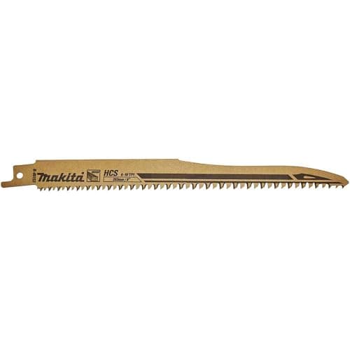 Image of Makita Super Express Wood Cutting Reciprocating Sabre Saw Blades 203mm Pack of 5
