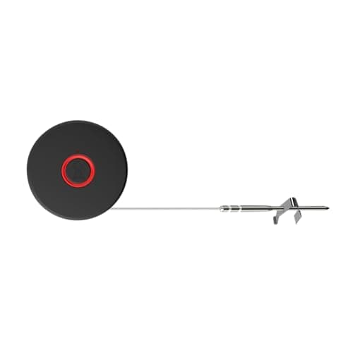 Image of Weber Smart Thermometer with grill rack and meat probe - measures grill and core temperature for Optimal cooking – Black (3400590)