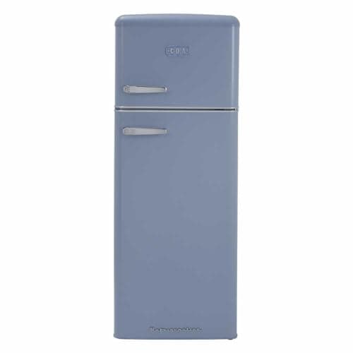 Image of CDA 206 Litre Top Mount Retro Freestanding Fridge Freezer - Betty Sea Holly