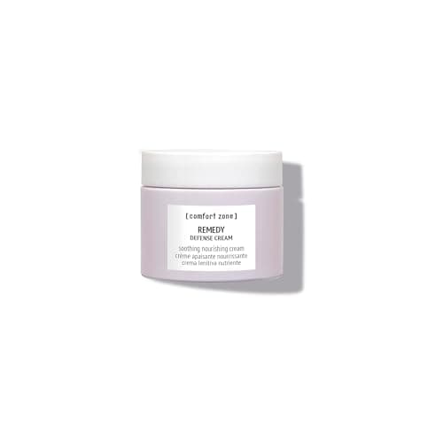 Image of Comfort Zone Remedy Defense Cream - 60ml Box - Nourishing and Soothing - Protects Skin - Marula Oil - For Sensitive, Dehydrated Skin - Suitable for Vegans - Natural Ingredients