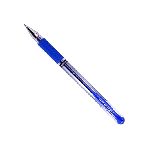 Image of uni-ball - Signo Gel Grip, Fine Nib, Blue Ink, Rollerball Gel Pens (12pc Set) - Smooth, Comfortable, Long Lasting, Japanese Quality, for School, Work, Office, Study, Teacher, Notes, Journal, Gift