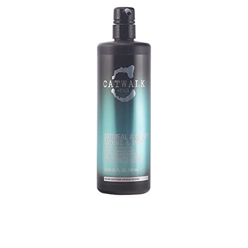 Image of Catwalk by TIGI 750ml Oatmeal & Honey Shampoo - XXL Professional Moisturising Shampoo for Dry Damaged Hair, Gentle, Colour-Safe, Heat Protect, Hair Care for Men and Women, Restores Shine and Gloss