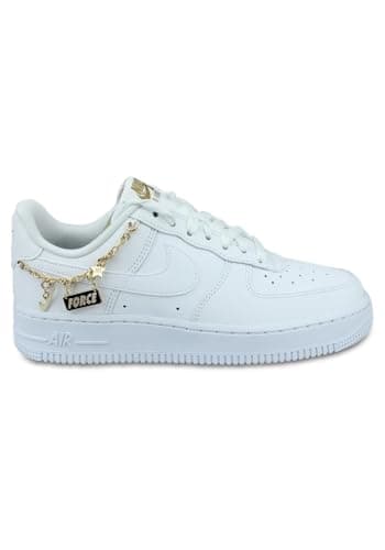 Image of NIKE DD1525-100 Air Force 1 '07 LX Men White/White-Metallic Gold-FLT Gold UK 6