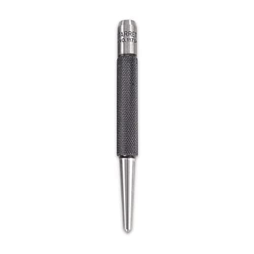 Image of Starrett 117D Centre Punch With Round Shank, 4" Length, 5/32" Tapered Point Diameter