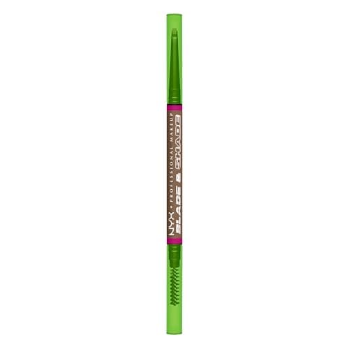 Image of NYX Professional Makeup Blade & Shade, Nano Brow Mechanical Pencil, Up to 16HR wear, Smooth-glide pigment, Smudge-Proof Formula, Shade: Taupe, 1 count