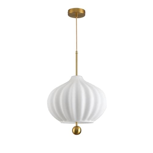 Image of MTNROO Modern Minimalist Hanging Lamp E27 Single Head Pendant Lights Industrial White Glass Ceiling Light Chandelier 1 Piece Small Suspensiom Lamp for Kitchen Island Hallway Bedroom Coffee Shop