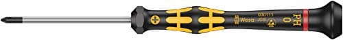 Image of Wera 05030111001 PH0 x 60 mm "Kraftform 1550" Micro Phillips Screwdriver - Silver