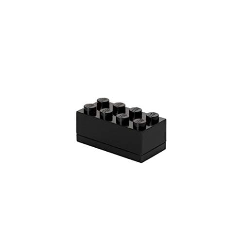 Image of Room Copenhagen, LEGO Mini Box - 1.8 x 3.6 x 1.7 in - Brick 8, Black