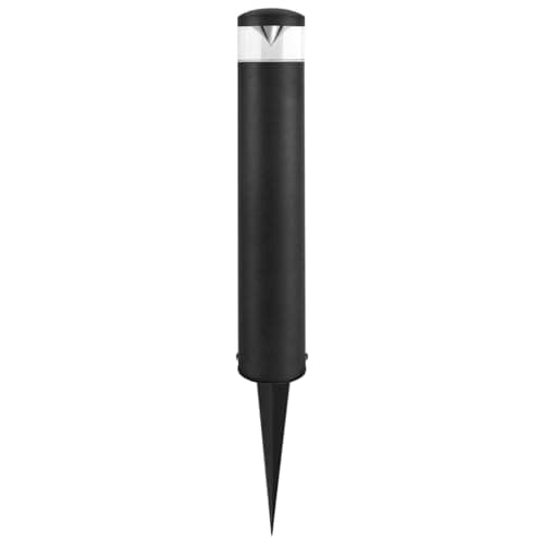 Image of Long Life Lamp Company Black Outdoor Garden LED Bollard Post Ground Spike Light Cool White GU10 IP54 ZLCA-01