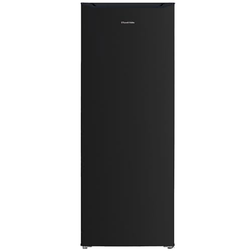 Image of Russell Hobbs Freestanding Larder Fridge Black 242 Litre with 4 Glass Shelves, 55cm Wide & 143cm Tall, Adjustable Thermostat, 2 Year Guarantee, RH143LF552E1B