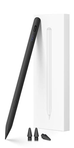 Image of Pencil for iPad (2018-2026), USB-C Fast Charging Stylus Pen, Pixel-Perfect Tilt Sensitivity for Apple iPad 11/10/9/8/7/6/A16, iPad Mini 7/6/5, iPad Air M4/M3/M2 11"/13"/5/4/3, Pro M5/M4 13"/12.9″/11″