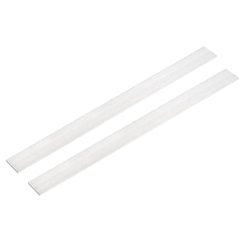 Image of sourcing map 2 Pcs Square Aluminum Flat Bar, 1/8" (2.5mm) Thick x 1" (25mm) Width x 12" (305mm) Long 6061 Aluminum Flat Plate Solid New Mill Stock Silver for Industrial Building