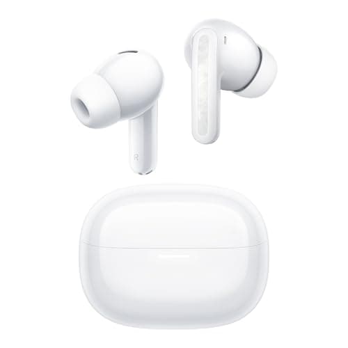 Image of XIAOMI Redmi Buds 5 Pro – Wireless Bluetooth Headphone in-ear, Custom coaxial dual driver,Hi-Res Audio, LDAC, 55dB Active Noise Cancelling, Up to 10h+38h Battery Life, IP54 – Moonlight White
