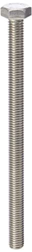 Image of AHCA2 Stainless Steel Fully Threaded Hex Bolt (Setscrew) M8 8mm x 120mm (Pack of 10)