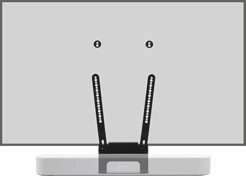 Image of Flexson TV Mount Attachment for Sonos Beam (with 5m UK and EU power cable + 5 years Warranty) – Black