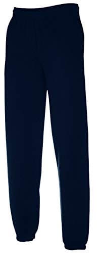 Image of Fruit of the Loom Elasticated Jog Pants, Navy, L