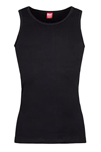 Image of HEAT HOLDERS SOCKSHOP Mens 0.45 TOG Sleeveless Vest Pack of 1 Black S