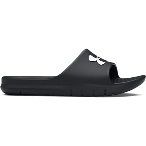 Image of Under Armour Unisex UA CORE PTH SL Slide Sandal, Black, 8 UK