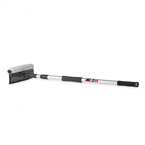 Image of Heyner Germany Telescopic Aluminium Handle Car Window Insect Cleaner Sponge Squeegee Microfibre Head Different Size (Lenght 50-80cm 407340)