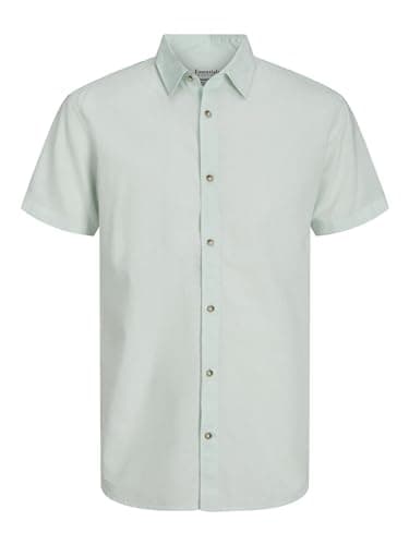 Image of Jack & Jones Summer Linen Short Sleeve Shirt M
